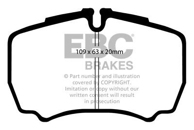 EBC Ultimax Rear Brake Pads For Iveco Daily 29L (99 > 06) • 37.53€