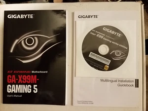 Gigabyte GA-X99M-GAMING 5 Manual Drivers and Utilities CD/DVD - Photo 1/1