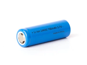 14430 - 700mAh 3,6V - 3,7V Lithium-Ionen-Zelle (ohne Schutzelektronik) - Bild 1 von 1