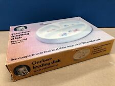 Vintage Gerber Baby Electric Feeding Dish 3 Compartments Oval