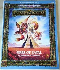FIRES OF ZATAL (ADVANCED DUNGEONS & DRAGONS, 2ND EDITION) By Jeff Grubb & Tim