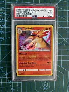 Pokemon Card Typhlosion 42/214 Holo Thunder Lost PSA 9 Mint - Picture 1 of 2