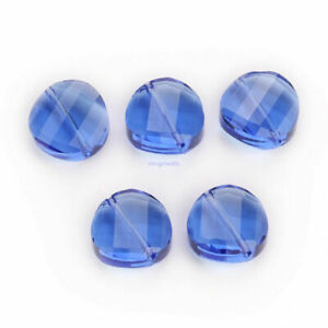 Bead Faceted DIY Loose 10Pcs Finding Rondelle Glass Spacer 14 18mm Crystal Beads