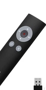 Wireless Clicker for PowerPoint - Laser Pointer Powerful 100m Red Dot - Picture 1 of 8