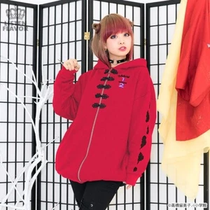 Listen Flavor Ranma 1⁄2 Collaboration Hoodie Cheongsam Women's Harajuku Japan - Picture 1 of 5