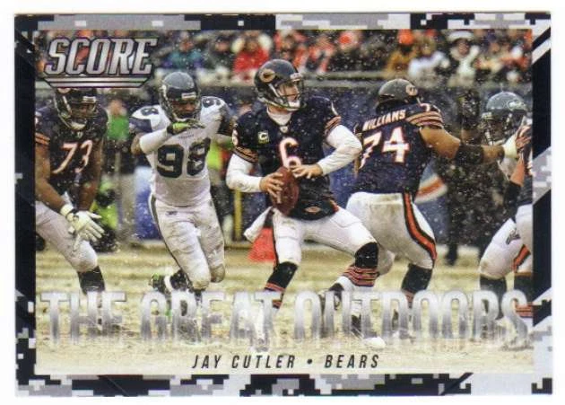 2015 Panini Score The Great Outdoors Night Camo #10 Jay Cutler Bears - Image 1 of 1