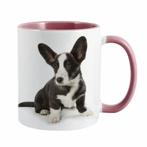 WELSH CORGI PINK INNER MUG | Double Sided | HD AAA* | A perfect gift or treat! - Picture 1 of 3