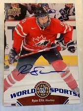 2010 Upper Deck World of Sports Ryan Ellis Auto #195