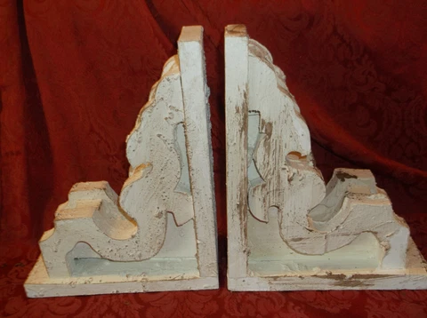American Art Decor Corbels Wooden Shelf Brackets Farmhouse Decor Set Cover
