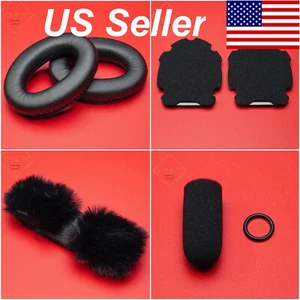 Ear Pads Headband Cushion Foam Mic Muff Kits for Bose A20 A10 Aviation Headset - Picture 1 of 12