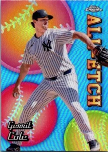 2024 TOPPS CHROME GERRIT COLE ALL - ETCH New York YANKEES - Picture 1 of 2