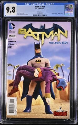 Batman #29 CGC 9.8 Robot Chicken 1:25 Incentive Variant Cover Joker 2014 DC - Image 1 of 2