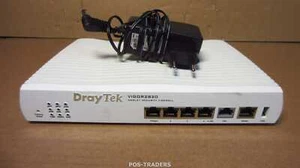 Pare-feu de sécurité Draytek Vigor 2820 annexe B ADSL2+ 4 ports Gigabit avec bloc d'alimentation - Photo 1/2