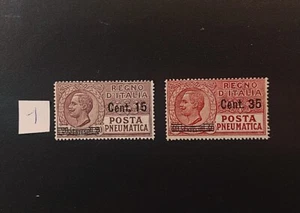 ITALIA REGNO 1927 - Posta Pneumatica - 2 valori nuovi - MNH** - Foto 1 di 2