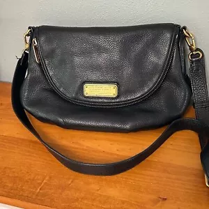 Marc By Marc Jacobs Umhängetasche Handtasche Pebble Schwarz Leder Natasha Q - Bild 1 von 15