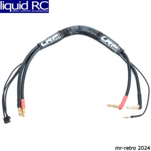 LRP 499003 2s Charging Wire - 35cm - 4mm & Xh 4/5mm 2mm - Picture 1 of 2