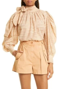 Ulla Johnson Women’s Petra Tie Neck Puff Sleeve Blouse Size 2 - Bild 1 von 6