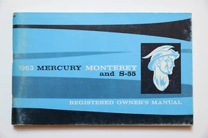 1963 Mercury Monterey & S-55 Owner's Manual Original - Picture 1 of 4