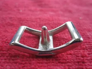 5 VINTAGE NORTH & JUDD 1/2" CONWAY BUCKLE, NICKEL, NOS - Picture 1 of 6