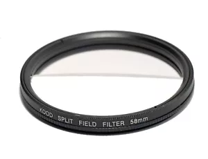 Split Field Filter +2 Diopter 58mm in Slim Rotating Ring Split-Field 58mm filter - Picture 1 of 1