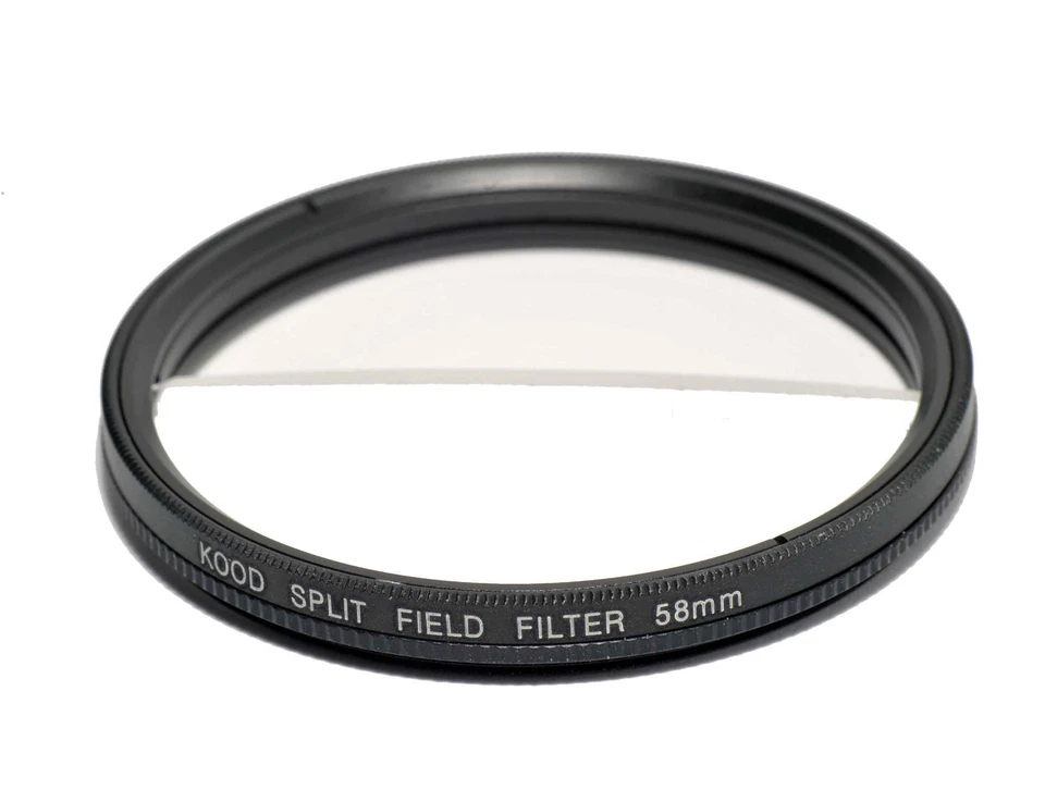 Split Field Filter +2 Diopter 58mm in Slim Rotating Ring Split-Field 58mm filter - Image 1 of 1