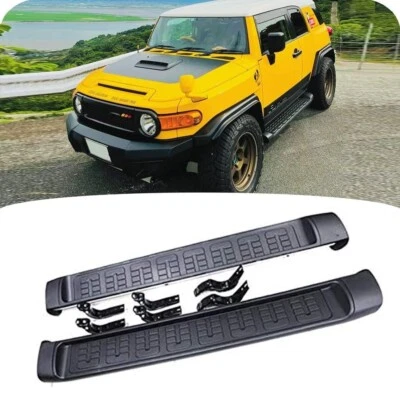 2Pcs Fixed Running Boards Side Step Nerf Bar fit for FJ Cruiser 2007-2021 - Image 1 of 4