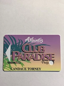 Atlantis Casino Slot Card  Reno Nevada Vintage - Picture 1 of 2