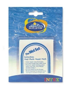 Vinyl Repair Patch Stick On for Inflatables Pools Wet Set - 6 Patches Included - Picture 1 of 2