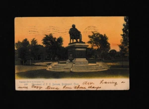 Vtg Postcard Barnum Monument Bridgeport Connecticut Undivided Back 1905 - Picture 1 of 2
