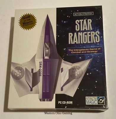Star Rangers Intergalactic Game of Combat and Strategy PC CD-ROM Big Box Game - Image 1 of 2