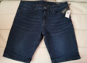 Buffalo David Bitton Cotton Blend Evan-X Denim Shorts Men’s 36 Blue - NWT - Picture 1 of 6