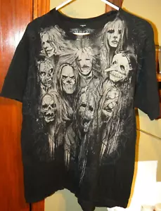 Slipknot L ARGE Shirt Metal Rock and Rebellion Illustrated Vintage - Picture 1 of 6