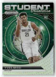 Selecciones del draft Panini Prizm 2024 #25 Yves Missi Student Orientation Prizms verde - Imagen 1 de 2