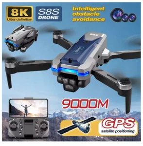 sma04 S8S GPS Drone 5G Wifi 8K HD Dual ESC Camera Optical Flow 360° Obstacle - Photo 1/10