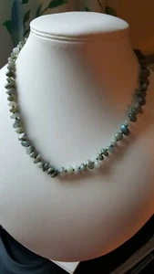 Natural Labradorite And Miyuki Beads Necklace - Picture 1 of 7