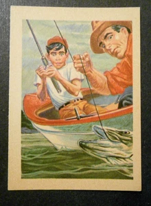 1956 Adventure Gum #36 The Muskellunge Great Lakes Fighter NM - Picture 1 of 2