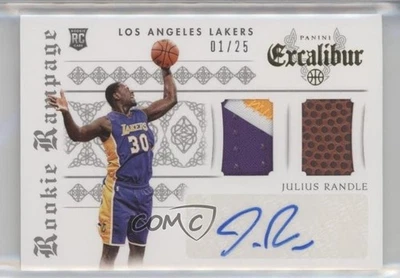 Panini Excalibur Rookie Rampage Duals Prime 2014 1/25 Julius Randle #26 automático radiocontrol Foto 1 de 3