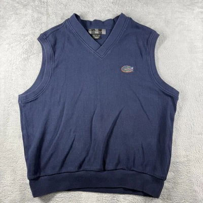 Chaleco Suéter Vintage Florida Gators Para Hombres Grande Azul Nike Golf Fútbol Universitario Foto 1 de 4