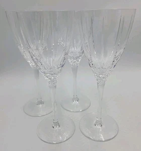 4 Marquis by Waterford Kristall Arcadia Wasserkelch Wein Tee Glas  - Bild 1 von 6