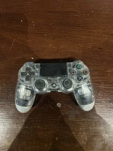 PlayStation 4 PS4 Crystal Clear DualShock 4 Wireless Controller OEM Tested - Picture 1 of 2