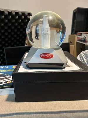 Coca-Cola Snow Globe Bottle Lights Up 8" Tall - Image 1 of 4