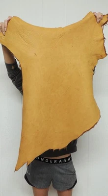 6-8 oz. Piel de cuero de grano completo ELK para artesanías nativas mocasines bolsas piel de ciervo Foto 1 de 2