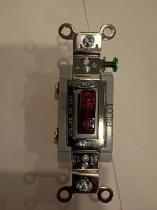 Switches and Lighting Controls Industrial Grade Pilot Light Toggle Switches - Picture 1 of 6