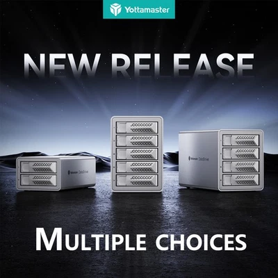 2/4/5 Bay Type B Type C Hard Drive Enclosure Daisy Chain For 2.5/3.5" SATA SSD - Image 1 of 4