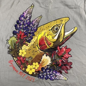 Simms Fishing Women's T-Shirt Limited Edition Thanksgiving Fall Size XL - Picture 1 of 15