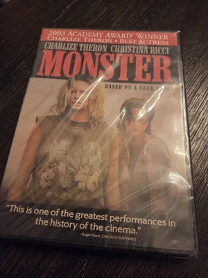Monster (DVD, 2003, Widescreen) Charlize Theron Christina Ricci New/Sealed - Image 1 of 4