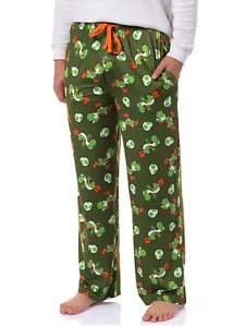 Nintendo Mario Yoshi Egg Men's Drawstring Elastic Waistband Pajama Pants - Picture 1 of 3