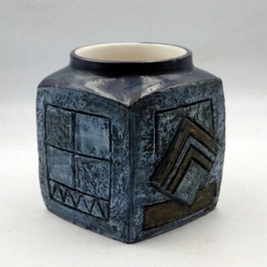 TROIKA POTTERY 1970s Penny Black MARMALADE JAR - Picture 1 of 11