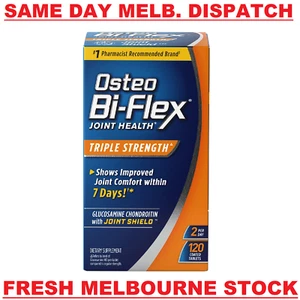 Osteo Bi-Flex Joint Health TRIPLE STRENGTH Vitamin C + Glucosamine HCI 120 Tabs - Picture 1 of 6