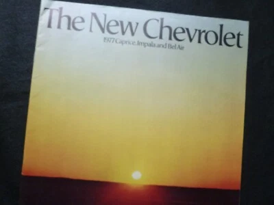 Chevrolet Caprice Impala 1977 Bel Air folleto de ventas de automóviles Foto 1 de 3